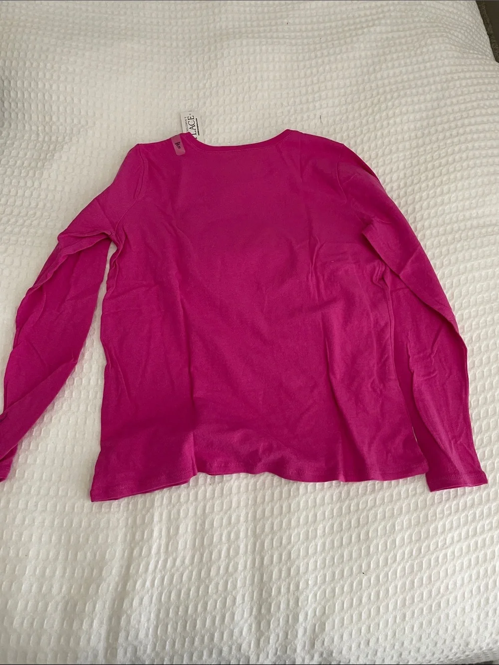 The Children's Place Bright Pink 'Be Kind' Rainbow Smile Long Sleeve Tee